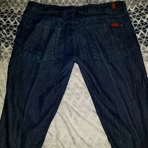 7 for all making wide leg denim